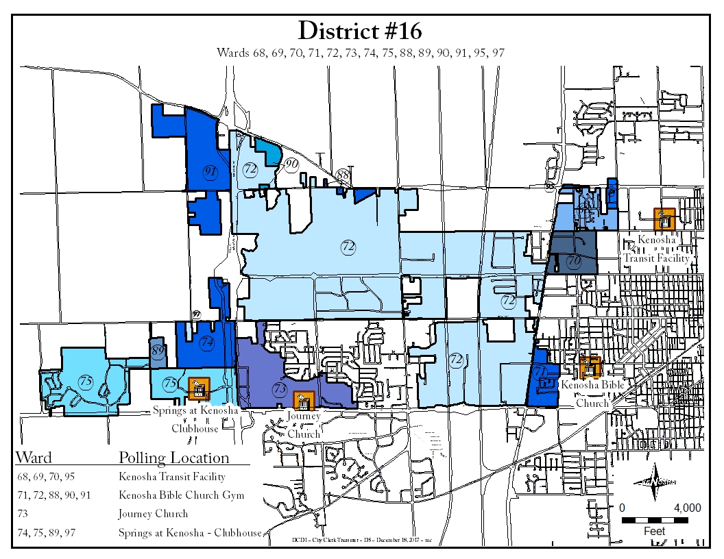 Kenosha District Map   District 16 Map 